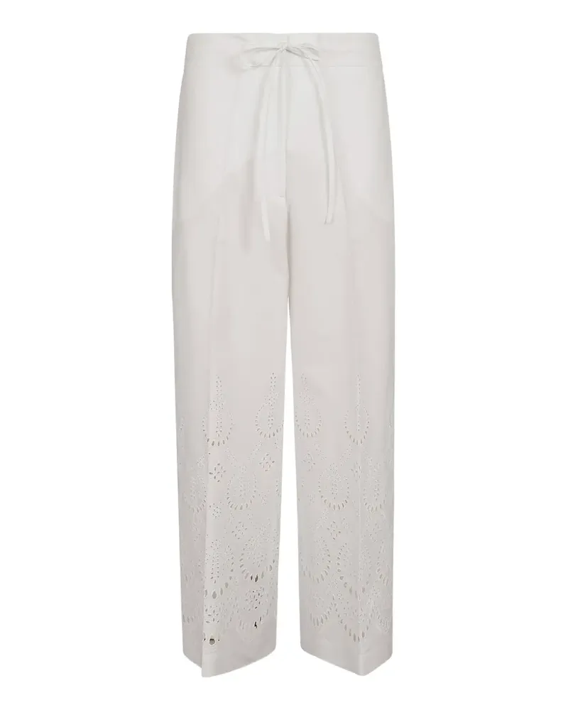 P.A.R.O.S.H. P.A.R.O H. Cannes Hose mit Schleifenverschluss - Weiß Weiß
