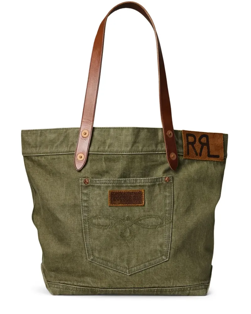 Ralph Lauren Mittelgroße Olsen Tote Bag - Grün Grün