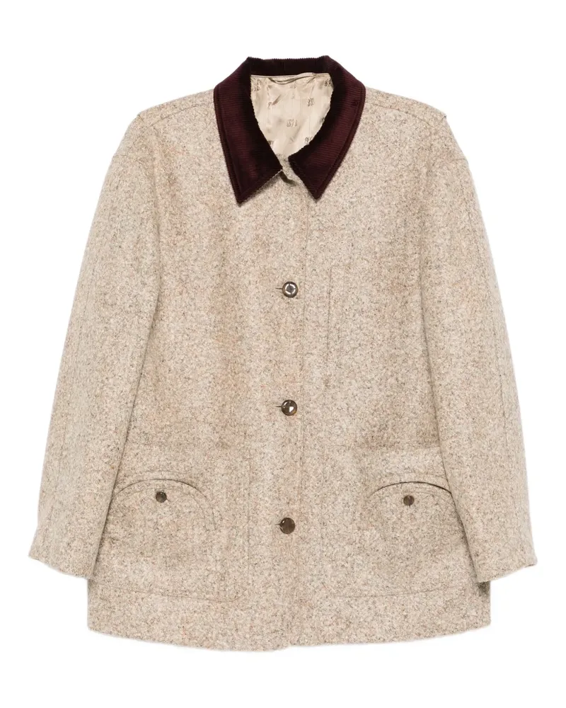 Blazé Milano Clelia Hemdjacke mit Cordkragen - Nude Nude
