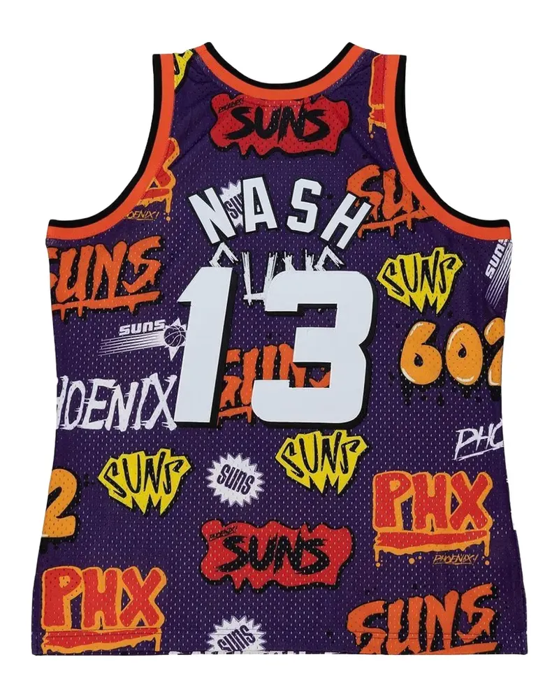 Mitchell & Ness Phoenix Suns 1996 Steve Nash Slap Sticker Swingman vest - Violett Violett