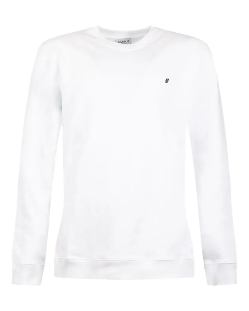 Dondup Sweatshirt mit Logo-Stickerei - Weiß Weiß