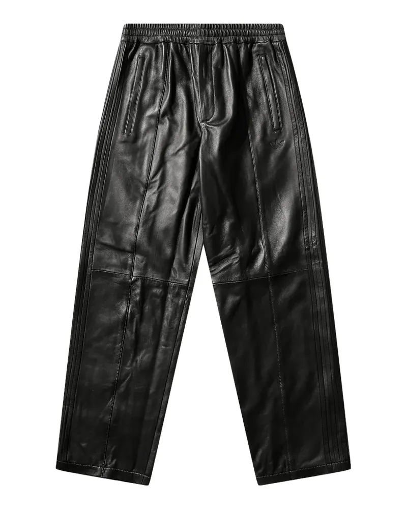 Y-3 Hose aus Leder - Schwarz Schwarz