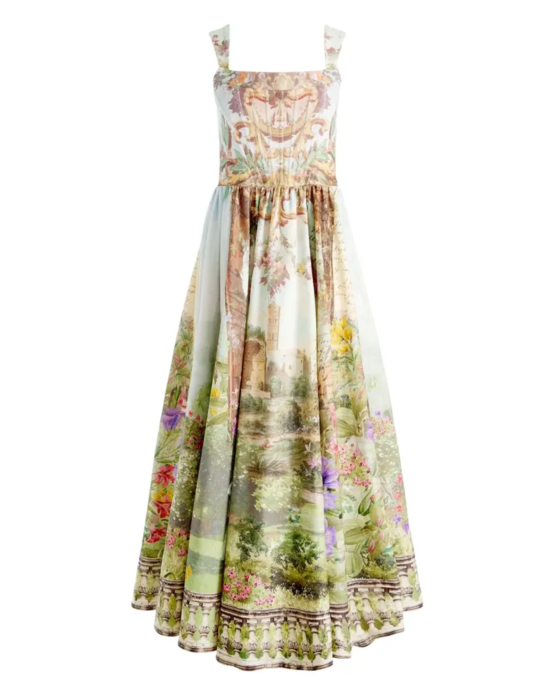 Alice + Olivia Guinevere Kleid - Grün Grün