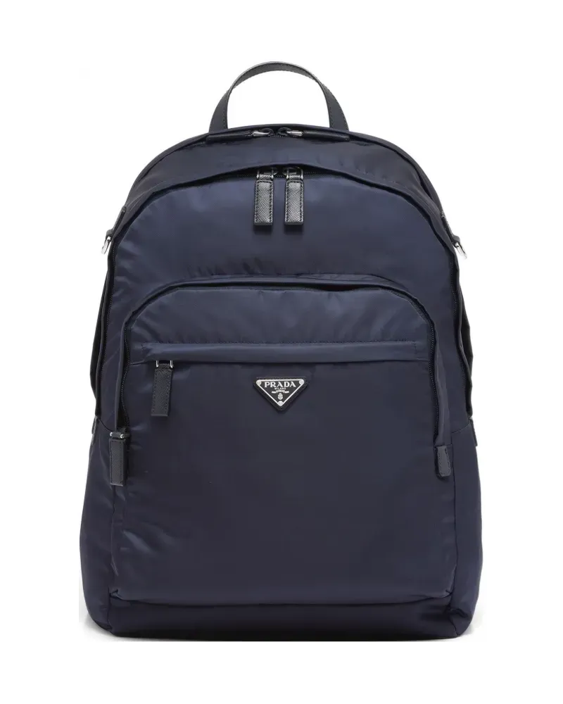 Prada Rucksack aus Re-Nylon - Blau Blau