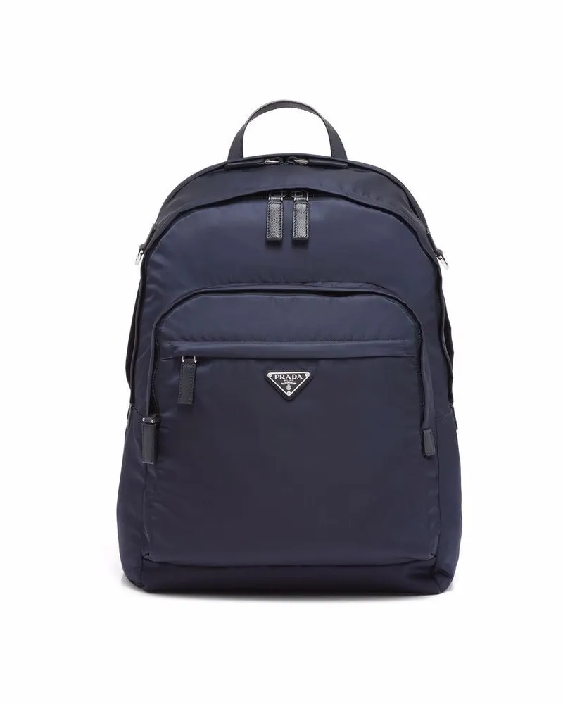 Prada Rucksack aus Re-Nylon Blau