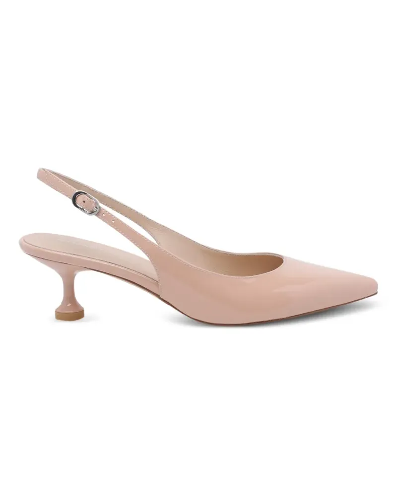 Stuart Weitzman Pumps mit spitzer Kappe - Nude Nude