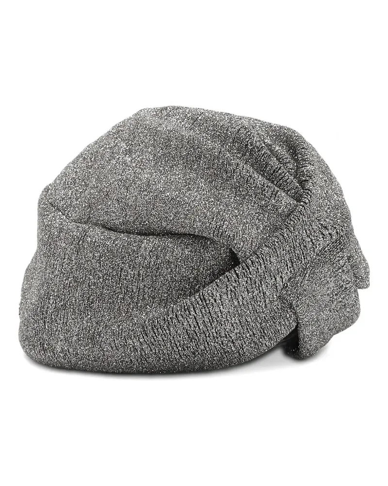 FLAPPER Lola knotted turban - Grau Grau