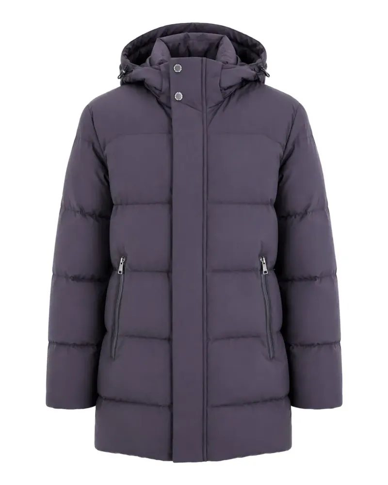 Paul & Shark quilted hooded jacket - Violett Violett
