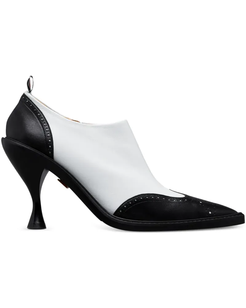 Thom Browne Stiefel mit Flügelspitze 90mm - Weiß Weiß