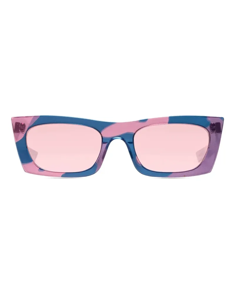 RETROSUPERFUTURE Drew Mama Fred Sonnenbrille mit eckigem Gestell - Blau Blau