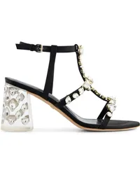 Giambattista Valli Diamond Dip Sandalen Schwarz