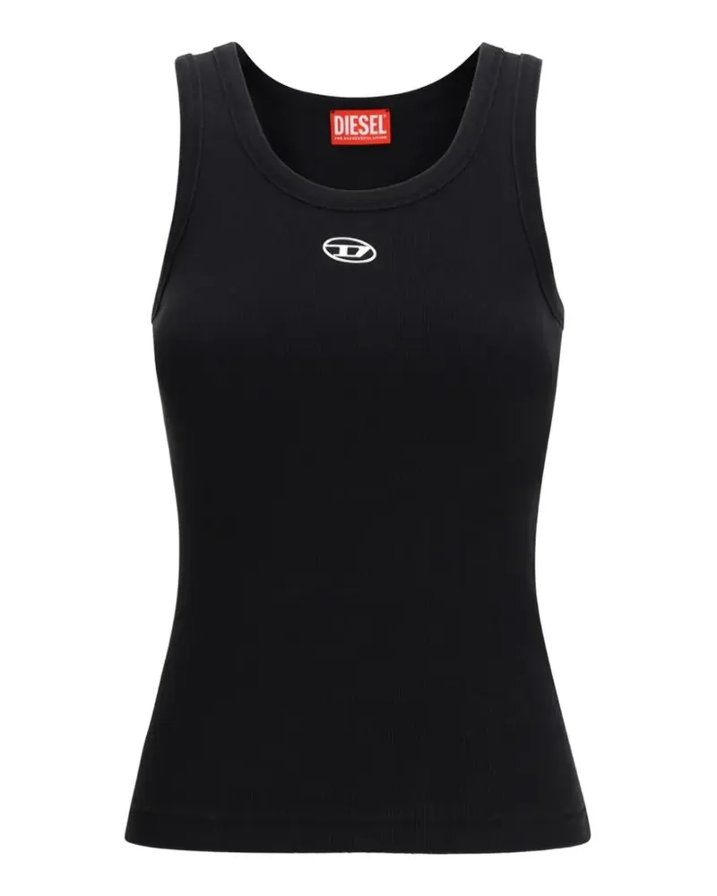 Diesel Oval D-logo tank top - Schwarz Schwarz