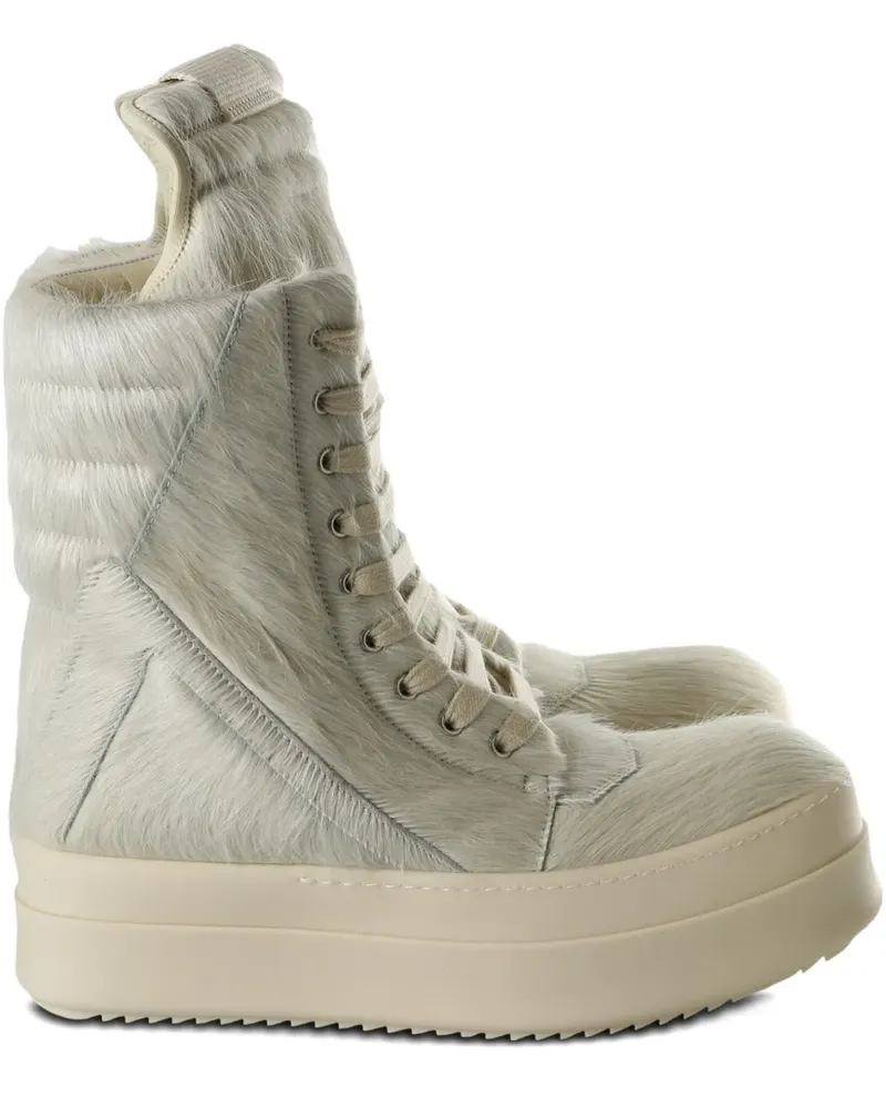Rick Owens Mega GeoBasket Sneakers - Weiß Weiß