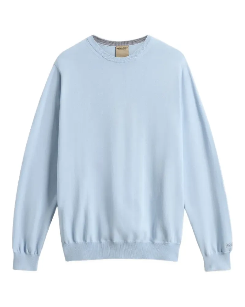 Woolrich Pullover mit rundem Ausschnitt - Blau Blau