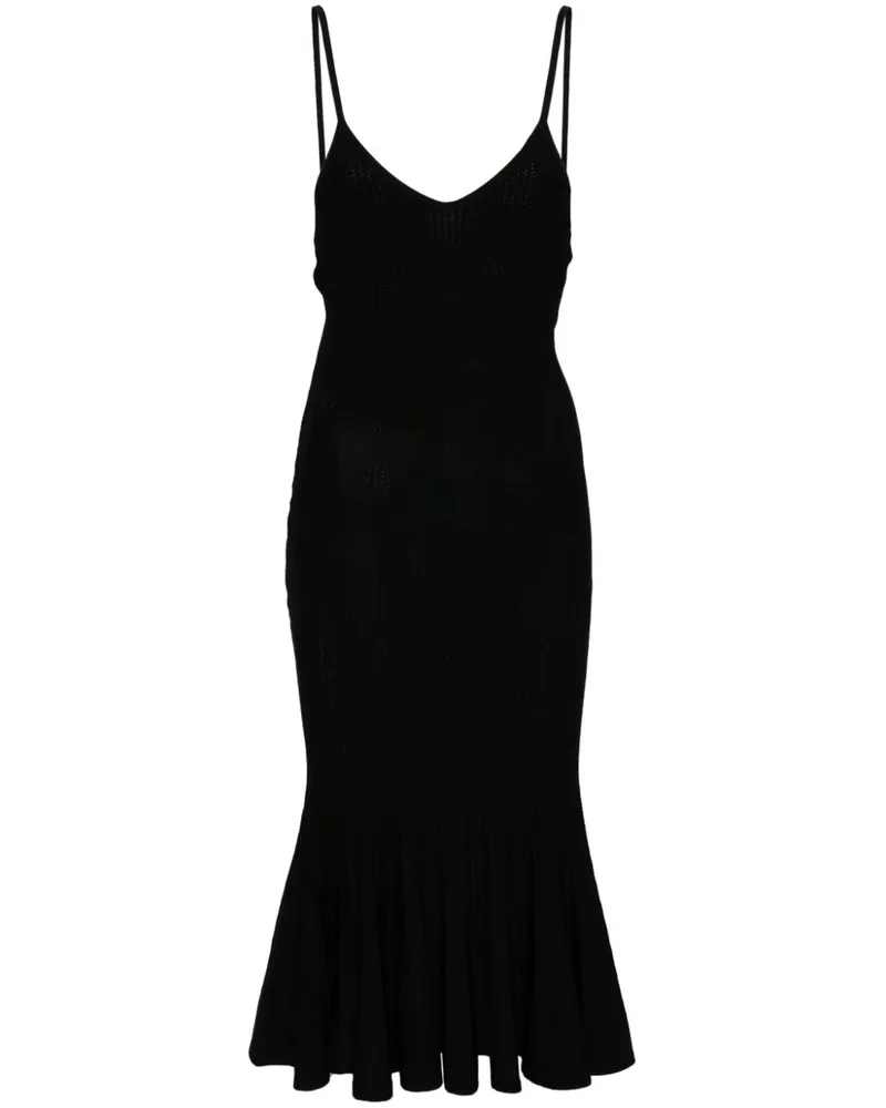 KHAITE Queen Kleid - Schwarz Schwarz