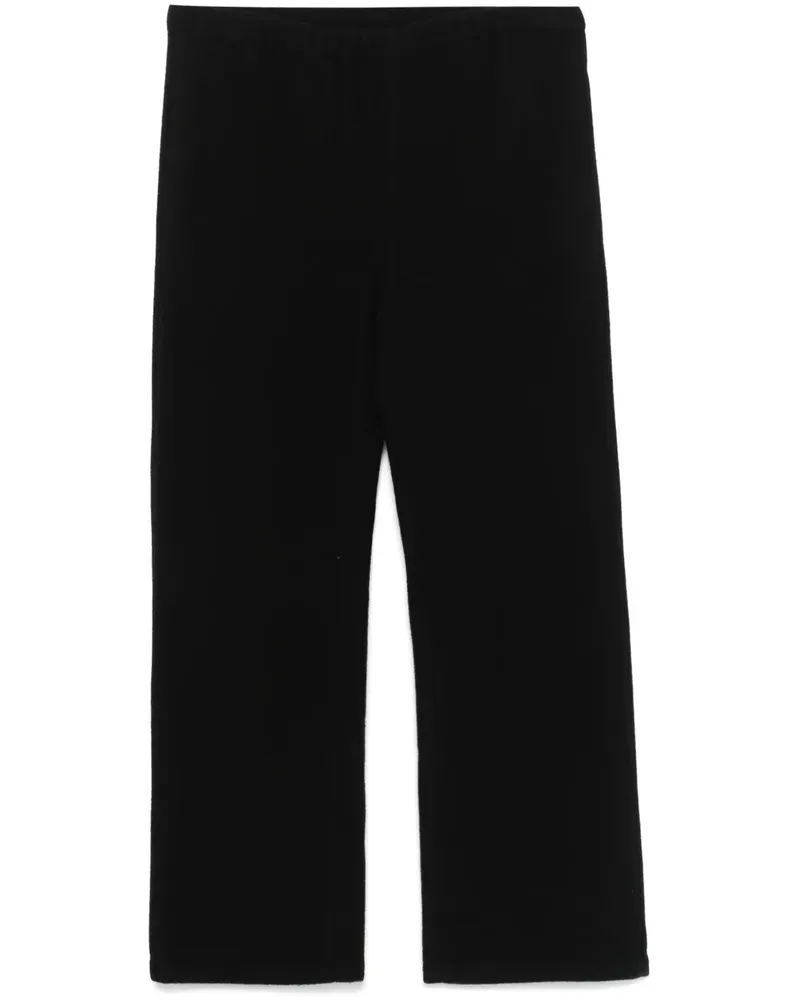 Rier Hose aus Fleece - Schwarz Schwarz