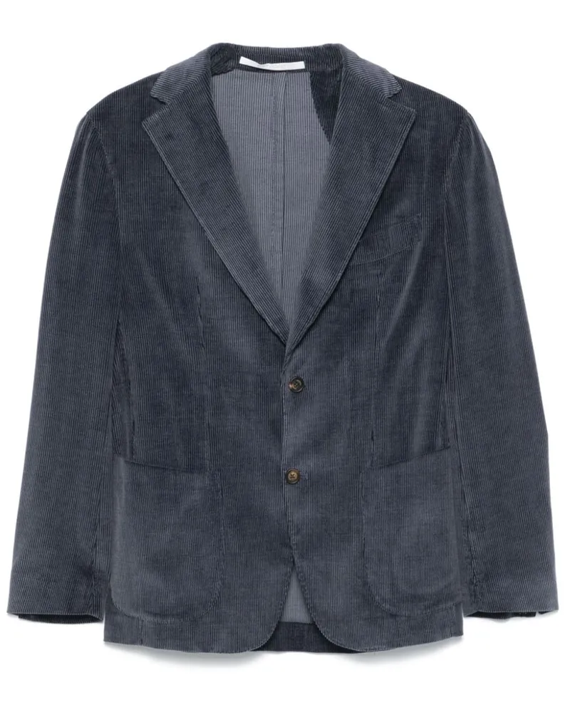 Eleventy Sakko aus Cord - Blau Blau