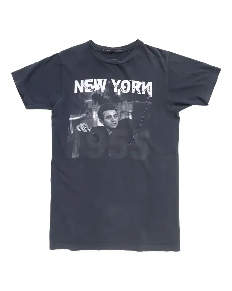 HTC Hollywood Trading Company James Dean T-Shirt mit grafischem Print - Schwarz Schwarz