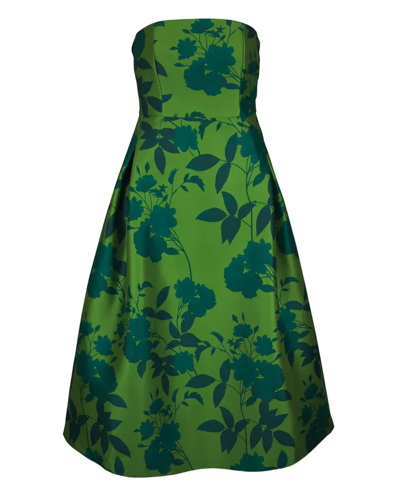 Sachin & Babi Trägerloses Shay Midikleid - Grün Grün