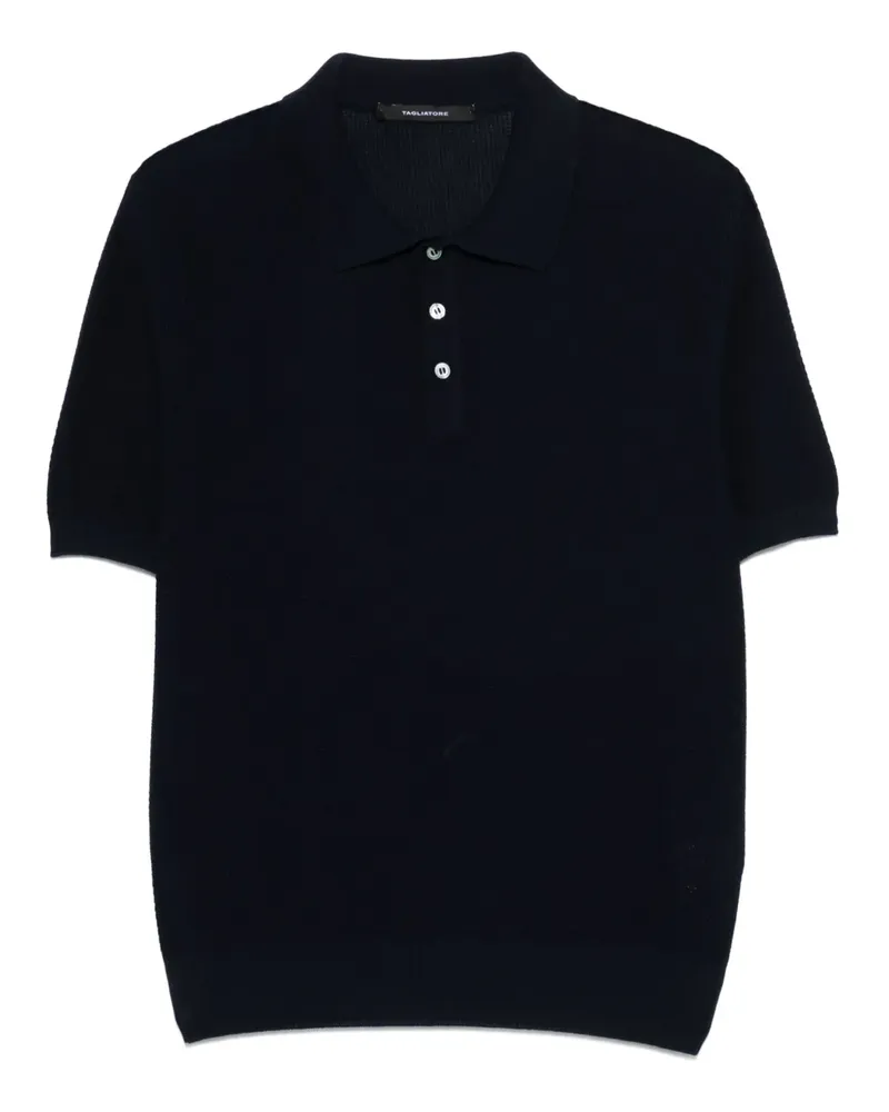 Tagliatore Klassisches Poloshirt - Blau Blau