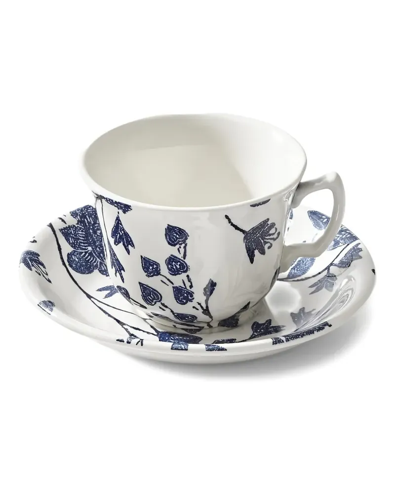 Ralph Lauren Home x Burleigh Teetasse mit Muster - Weiß Weiß