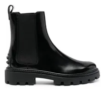 Chelsea-Boots mit Nieten - Schwarz