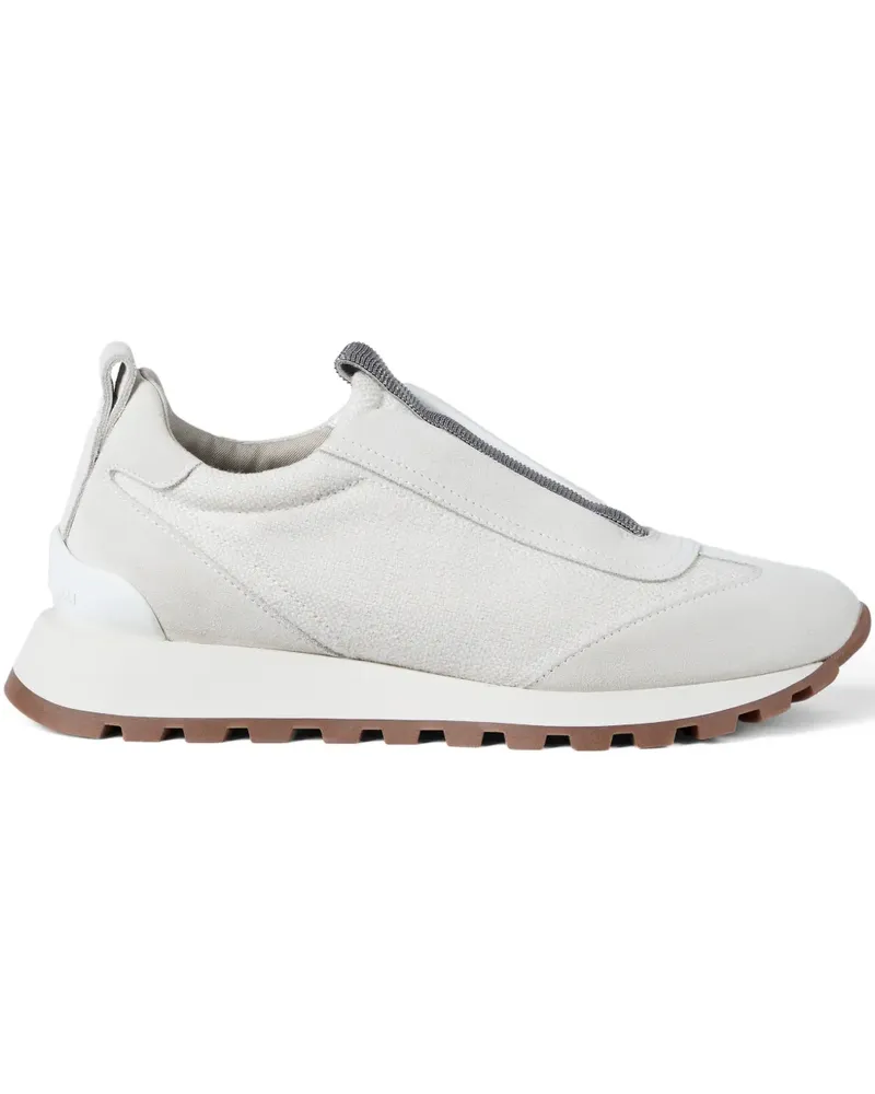 Brunello Cucinelli Sneakers aus Canvas - Nude Nude