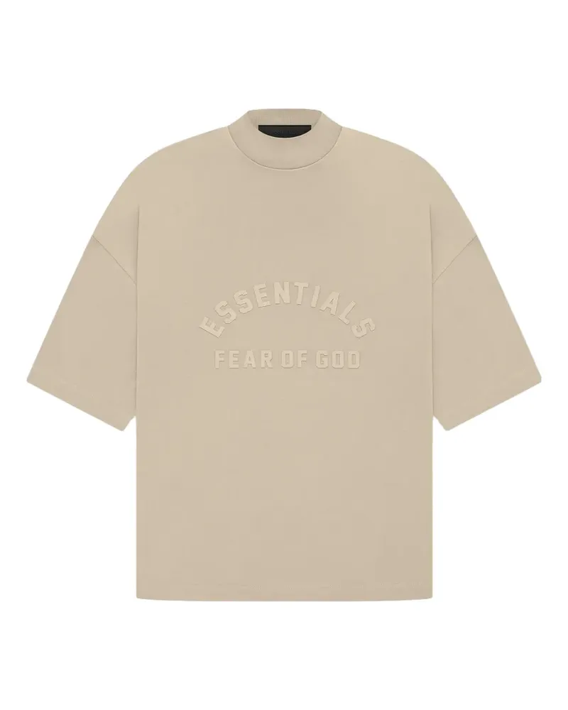 Fear of God T-Shirt mit Prägung - Nude Nude