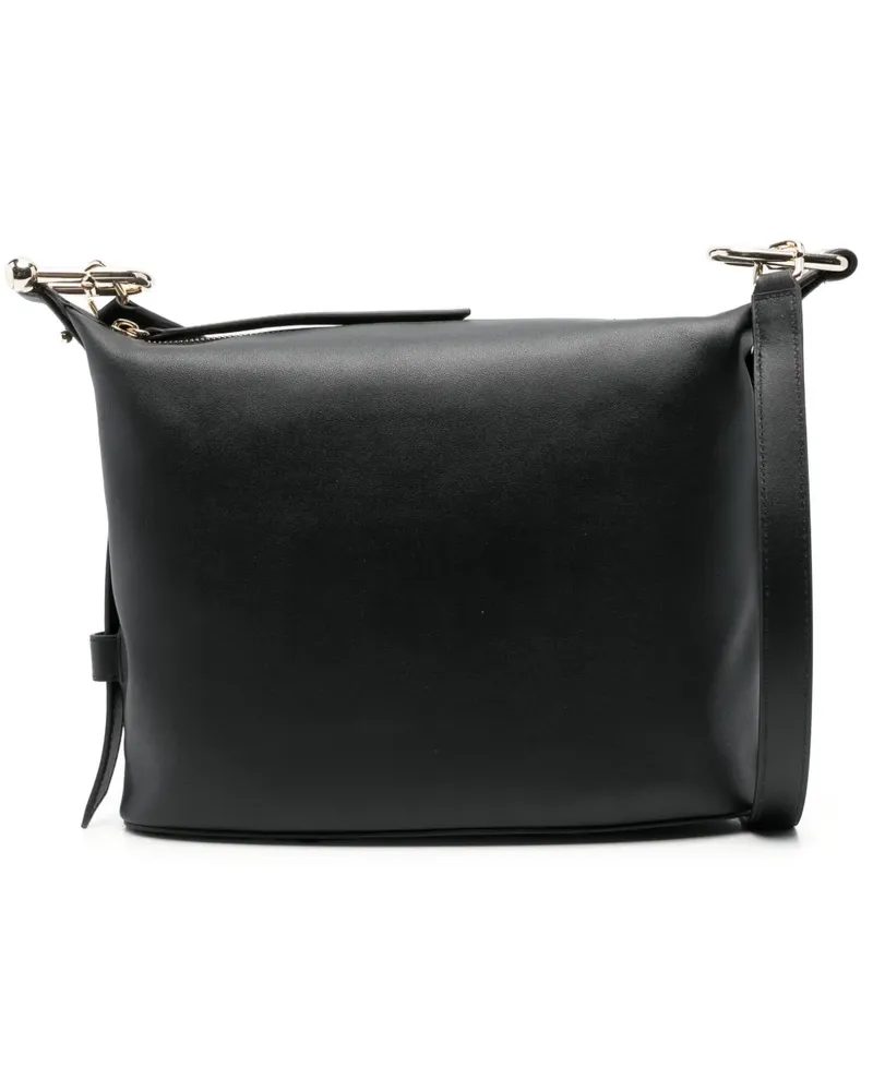 Furla Mittelgroße Nuvola Schultertasche - Schwarz Schwarz