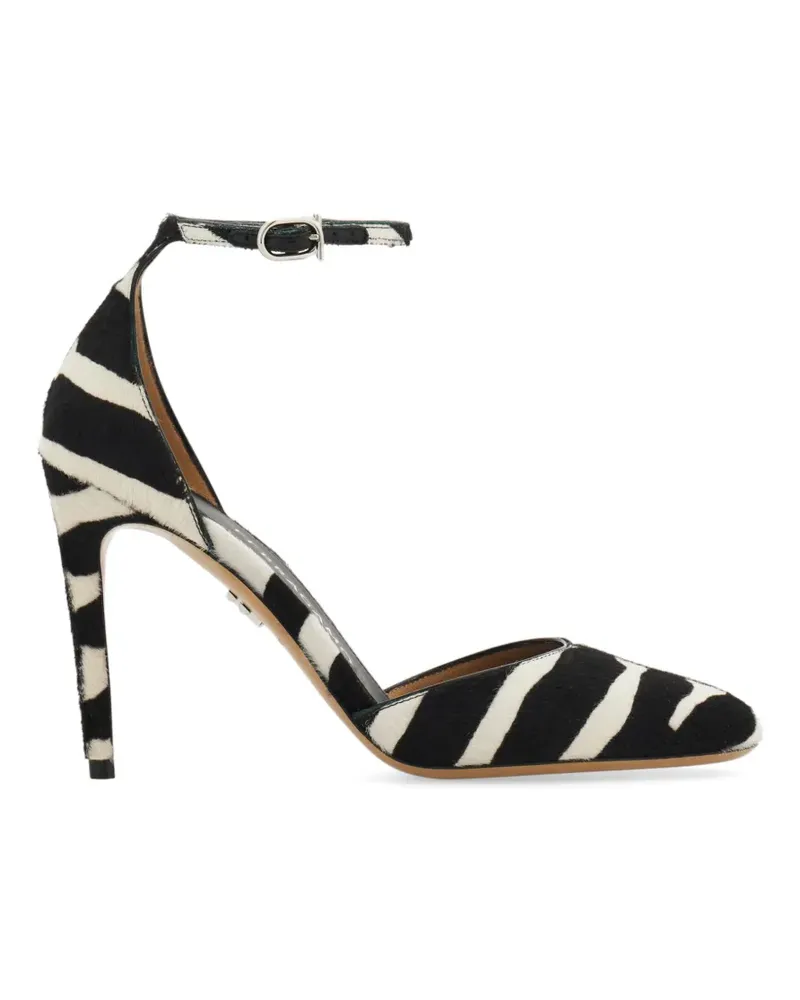 Ferragamo pony skin stiletto pump - Schwarz Schwarz