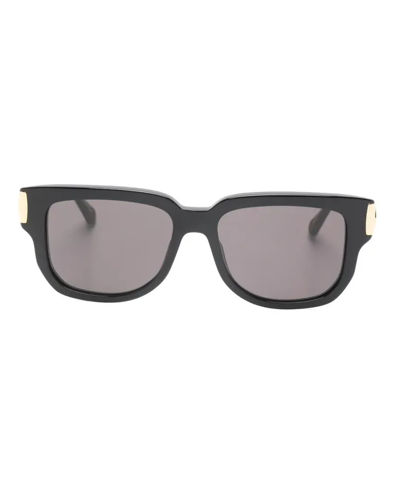 Chloé Sonnenbrille mit eckigem Gestell - Schwarz Schwarz