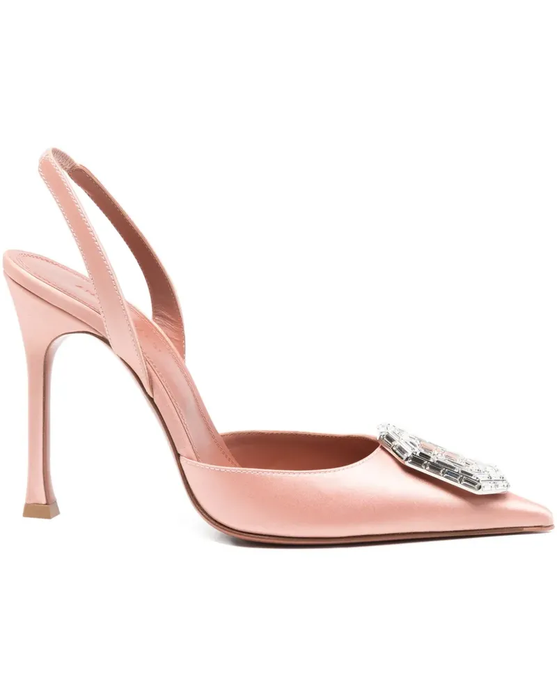 Amina Muaddi Camelia slingback pumps - Rosa Rosa