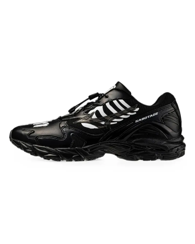 Mizuno Wave Rider 10 Sabotage Sneakers - Schwarz Schwarz