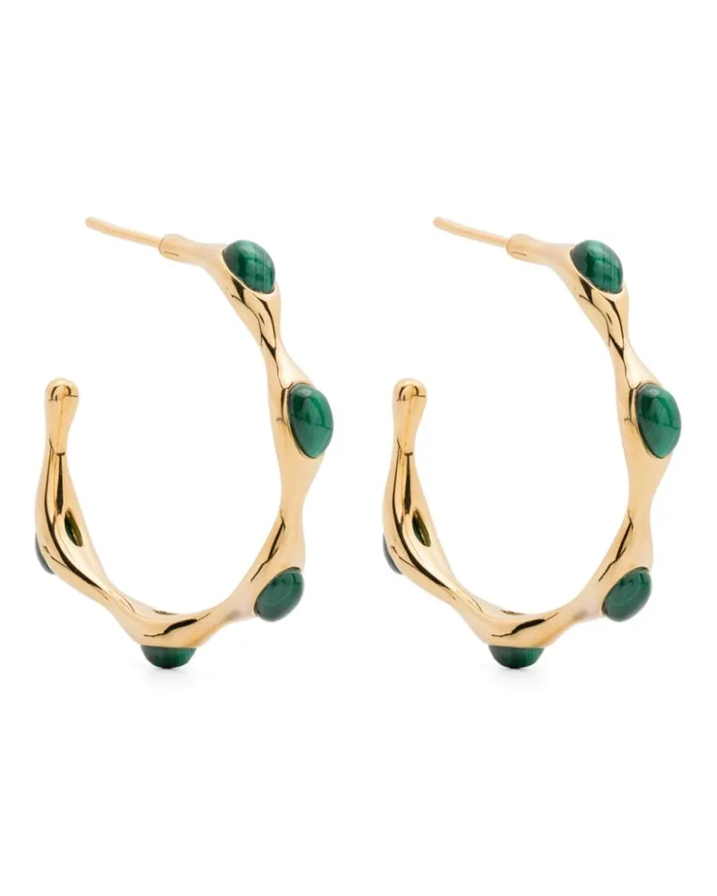 Missoma Organic Shape hoops - Gold Gold
