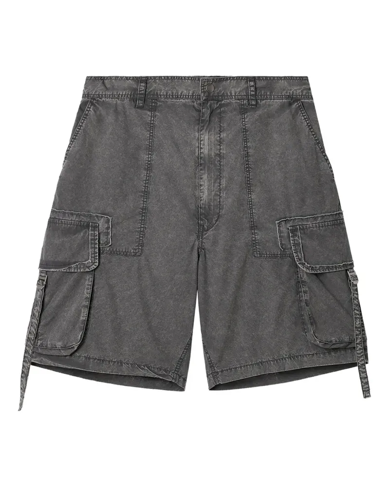 Izzue Cargo-Shorts mit Klappentasche - Grau Grau