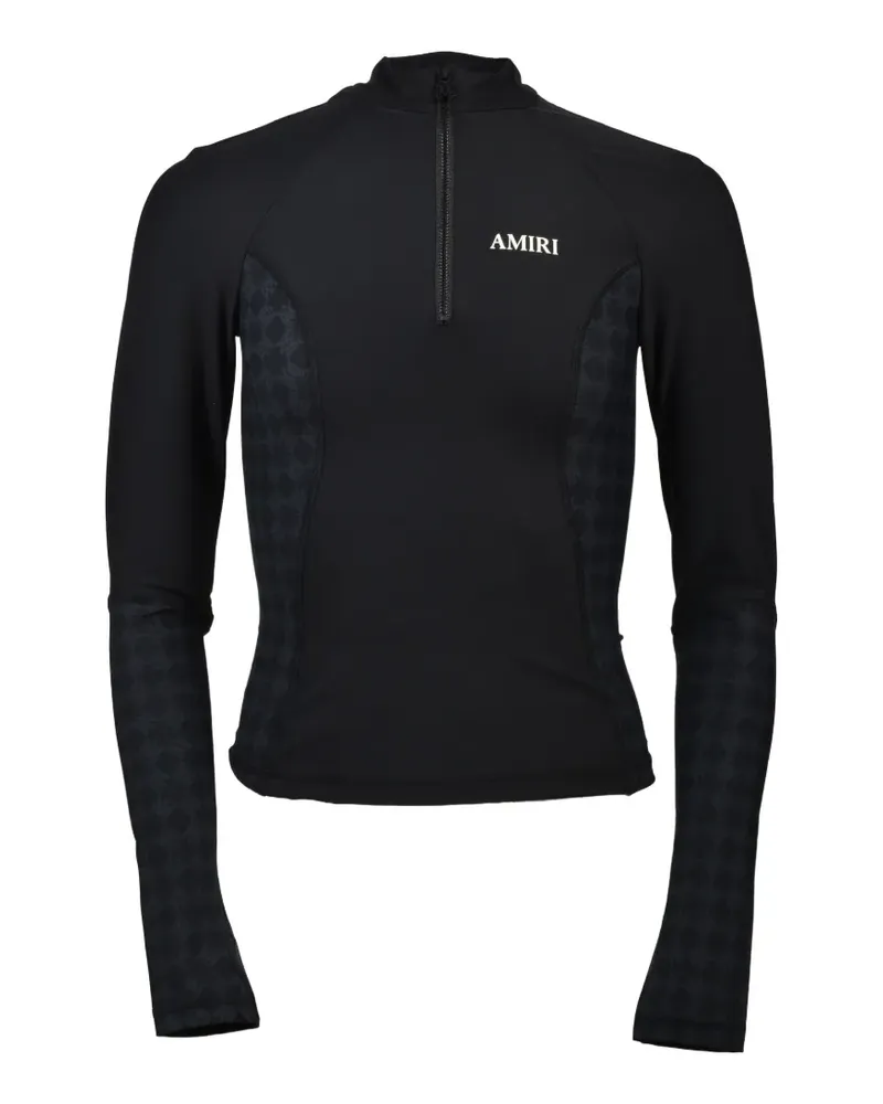 Amiri Langarmshirt mit Print - Schwarz Schwarz