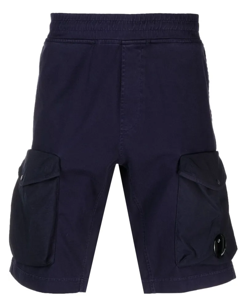 C.P. Company Cargo-Shorts mit Linsen-Detail Blau