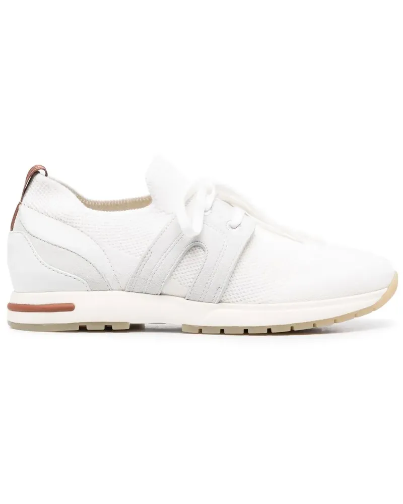 Loro Piana Sneakers mit Schnürung - Weiß Weiß