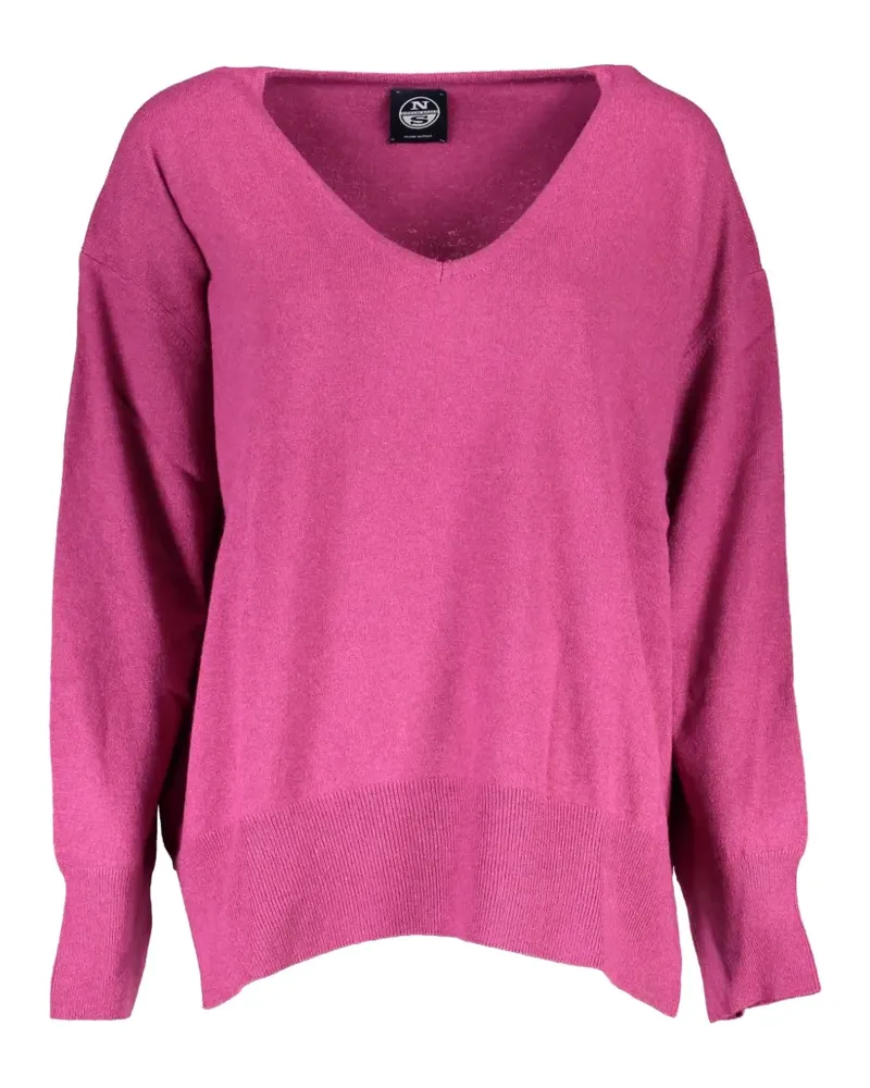 North Sails V-neck sweater - Rosa Rosa