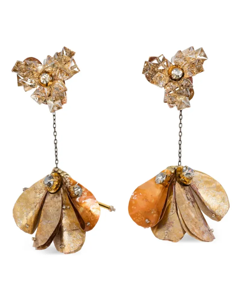 Biyan Ohrringe mit Kristallen - Nude Nude