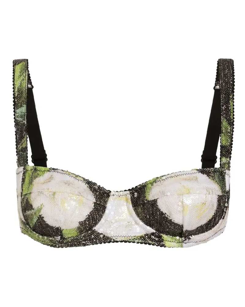 Dolce & Gabbana BH mit Pailletten - Schwarz Schwarz