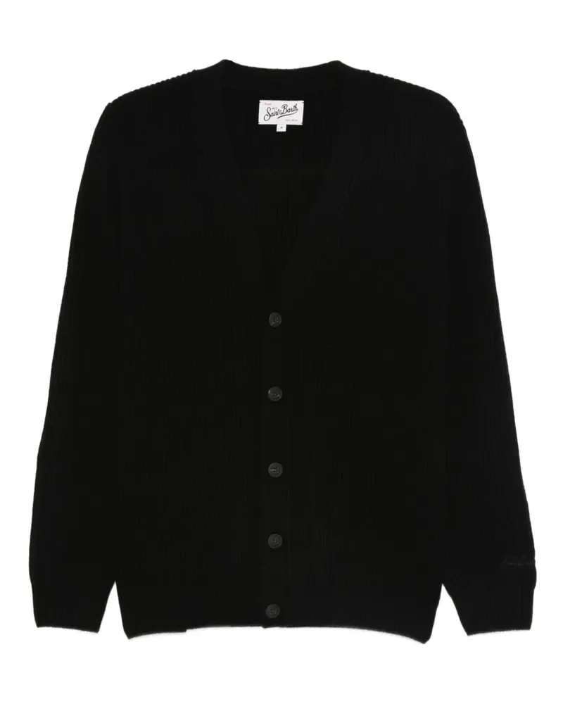 MC2 Saint Barth Klassischer Cardigan - Schwarz Schwarz