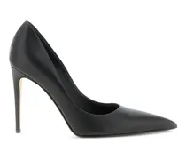 Spitze Stiletto-Pumps - Schwarz