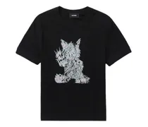 Monster T-Shirt mit grafischem Print