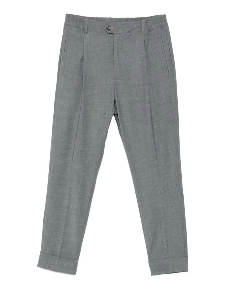 HOSIO cuffed trousers - Grau Grau