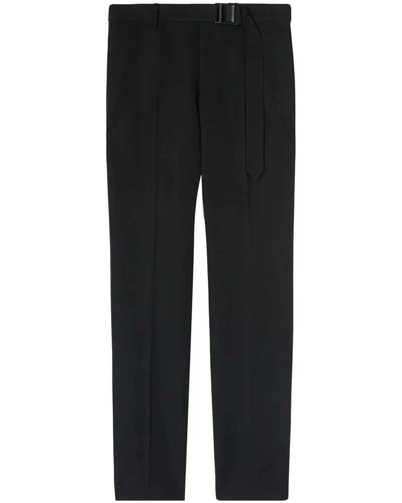 OFF-WHITE Schmale Hose mit Gürtel - Schwarz Schwarz