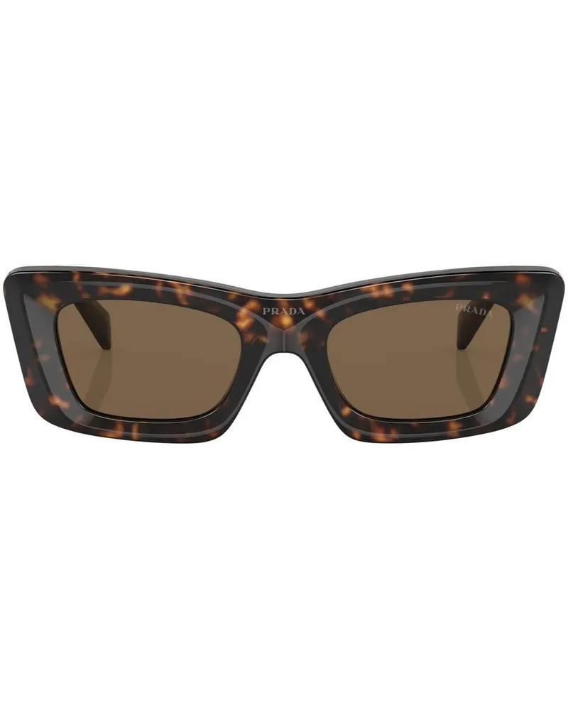Prada Sonnenbrille in Schildpattoptik - Grün Grün