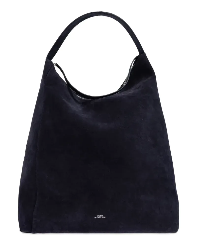 Studio Nicholson Type 2 Tote Bag aus Wildleder - Schwarz Schwarz