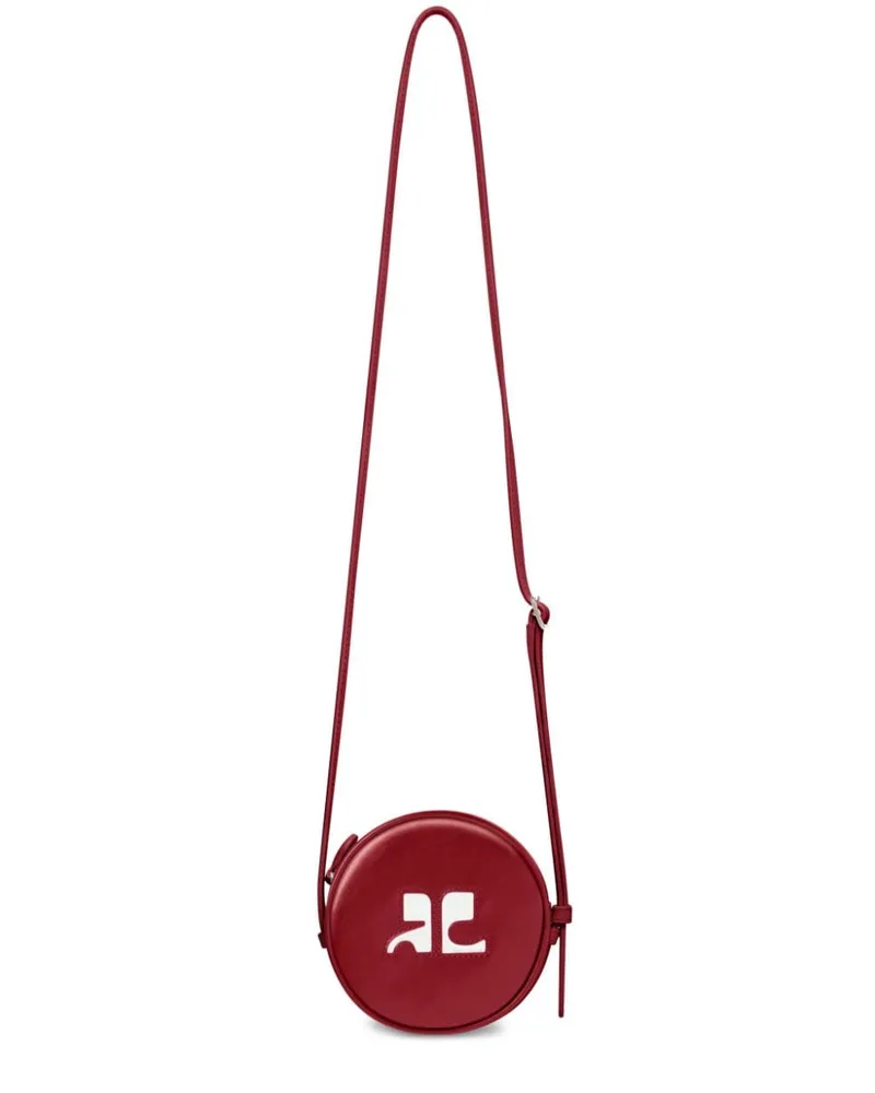 Courrèges Kleine Reedition Circle Tasche - Rot Rot