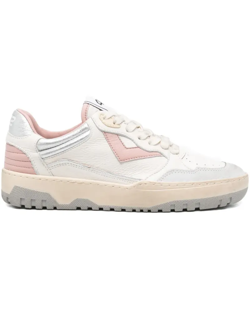 4B12 Olimpia panelled sneakers - Weiß Weiß